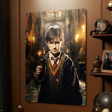 Personalized Face Harry Potter Metal Poster Custom Photo Portrait Gifts for Him - customphototapestry