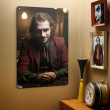 Custom Face Joker Metal Poster Personalized Photo Portrait Gifts for Him - customphototapestry