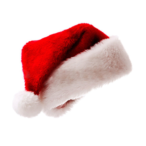 Christmas Gifts Personalized Santa Hat Plush Premium Classic Red And White