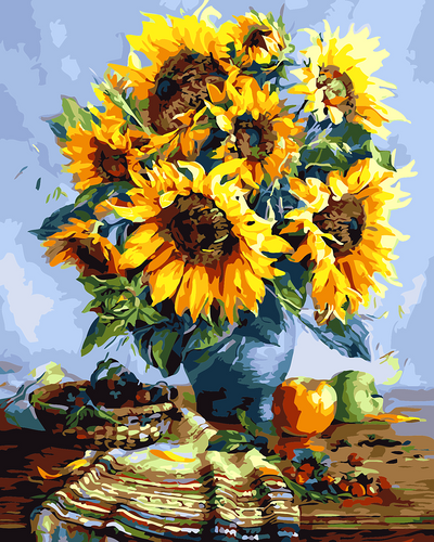 Sunflower DIY Paint By Numbers Kits Creative Art DIY Painting