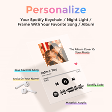 Birthday Gifts Personalized Gifts Custom Spotify Code Music Plaque Original Music Gifts