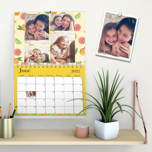 Personalized Wall Calendar Photo Wall Calendar Sweet Memories Gift