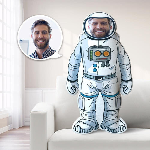 Personalized Photo My face on Pillows Custom Minime Dolls Gag Gifts Toys Astronaut Costume