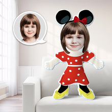 Personalized Photo My face on Pillows Custom Minime Dolls Gag Gifts Toys Minnie Costume