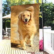 Custom Dog Photo Outdoor Garden Flag  (12in x 18in)