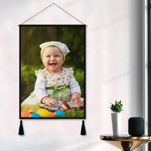 Custom Photo Tapestry Hanging Canvas Prints Gift for Family