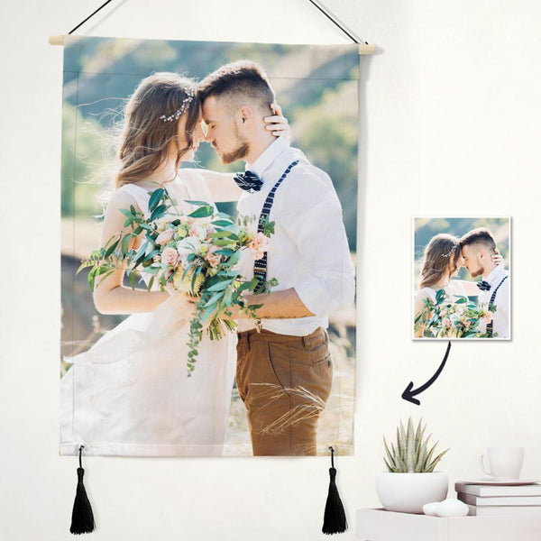 Custom Photo Tapestry - Photo Poster Hanger