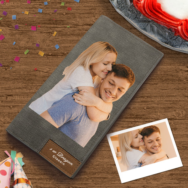 Birthday Gfits for Her Custom Photo Wallet Christmas Gifts for Her Personalized Wallet Engraved Wallet