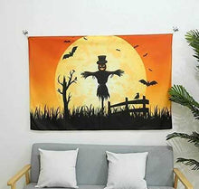 Halloween Gift Scarecrow Pumpkin Hanging Tapestry Wall Decor Best Decoration Festival Decor Gift