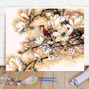 Custom Photo Painting Home Decor Wall Hanging-Happy Brow Painting DIY Paint By Numbers