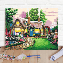Custom Photo Painting Home Decor Wall Hanging-Fairy tale house Painting DIY Paint By Numbers