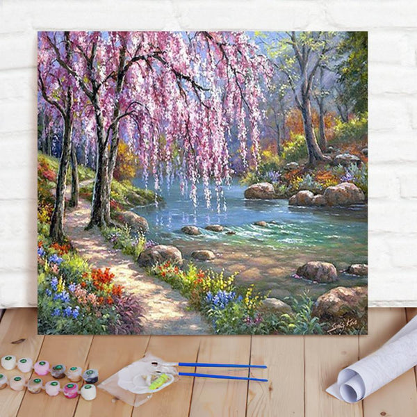 Custom Photo Painting Home Decor Wall Hanging-Taoyuan Painting DIY Paint By Numbers