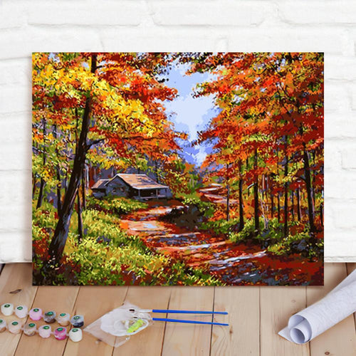 Christmas Gifts Custom Photo Painting Home Decor Wall Hanging-fall Painting DIY Paint By Numbers