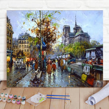 Custom Photo Painting Home Decor Wall Hanging-People come and go Painting DIY Paint By Numbers