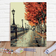 Custom Photo Painting Home Decor Wall Hanging-Autumn love Painting DIY Paint By Numbers