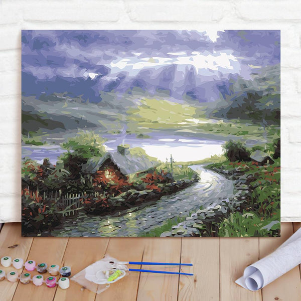Custom Photo Painting Home Decor Wall Hanging-Xiaguang Trail Painting DIY Paint By Numbers