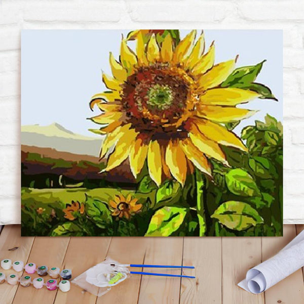 Custom Photo Painting Home Decor Wall Hanging-Bloom Painting DIY Paint By Numbers