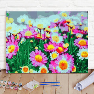 Custom Photo Painting Home Decor Wall Hanging-Chrysanthemum Painting DIY Paint By Numbers