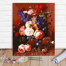 Custom Photo Painting Home Decor Wall Hanging-Noble Flower Painting DIY Paint By Numbers