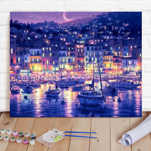 Custom Photo Painting Home Decor Wall Hanging-Quiet Yuehua Painting DIY Paint By Numbers