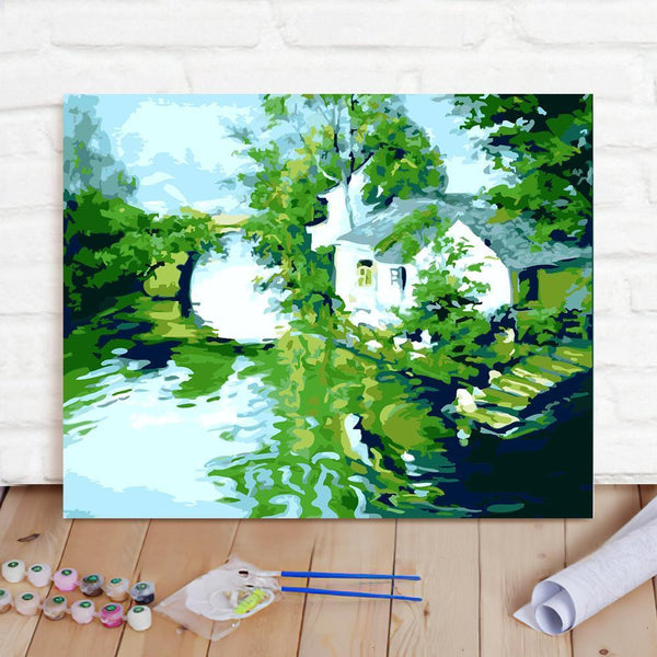 Custom Photo Painting Home Decor Wall Hanging-Xiaoqiao Liushui Renjia PaintingDIY Paint By Numbers  DIY Paint By Numbers