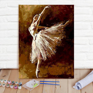 Custom Photo Painting Home Decor Wall Hanging-Ballet Queen PaintingDIY Paint By Numbers  DIY Paint By Numbers