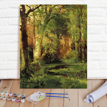 Custom Photo Painting Home Decor Wall Hanging-Forest Wonderland Painting DIY Paint By Numbers