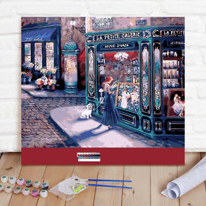 Custom Photo Painting Home Decor Wall Hanging-Department Store Painting DIY Paint By Numbers