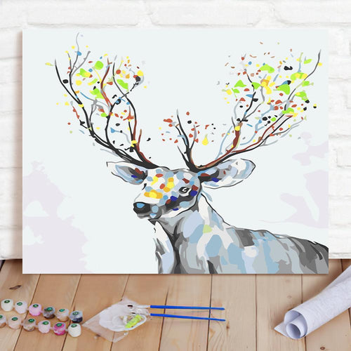 Custom Photo Painting Home Decor Wall Hanging-Elk Painting DIY Paint By Numbers