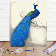 Custom Photo Painting Home Decor Wall Hanging-Peacock Right Painting DIY Paint By Numbers