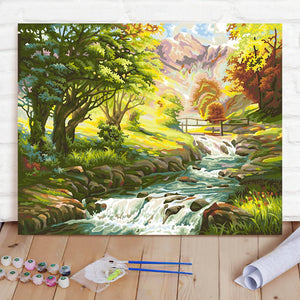 Custom Photo Painting Home Decor Wall Hanging-Wonderland Painting DIY Paint By Numbers