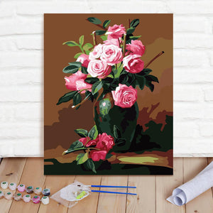 Custom Photo Painting Home Decor Wall Hanging-When The Rose Is Fragrant Painting DIY Paint By Numbers
