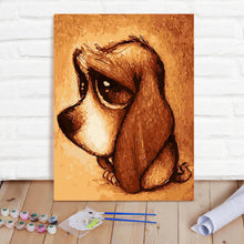 Custom Photo Painting Home Decor Wall Hanging-Good Dog Painting DIY Paint By Numbers