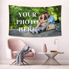 Anniversary Gift Custom Photo Tapestry Personalized Wall Decor Hanging Printing