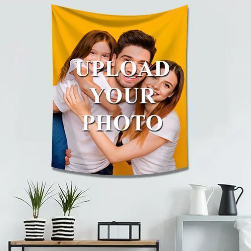Custom Photo Tapestry  Personalized Short Plush Wall Decor Hanging Painting Gift For Her