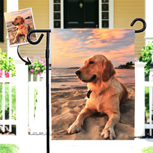 Personalized Dog Garden Flag Custom Photo Outdoor Garden Flag-To My Dog  (12in x 18in)