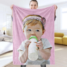 Custom Blanket Painted Art Portrait Fleece Personalized Pet Photo Blankets Meaningful Gifts