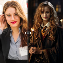 Personalized Face Hermione Metal Poster Custom Photo Gifts for Girl - customphototapestry
