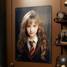 Personalized Face Hermione Metal Poster Custom Photo Gifts for Girl - customphototapestry