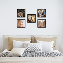 Custom Couple Photo Tiles Wall Decoration for Bedroom and Livingroom Gift for Her