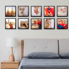 Custom Photo Tiles 8"*8" Wallart Collage Personalized Collage For Family