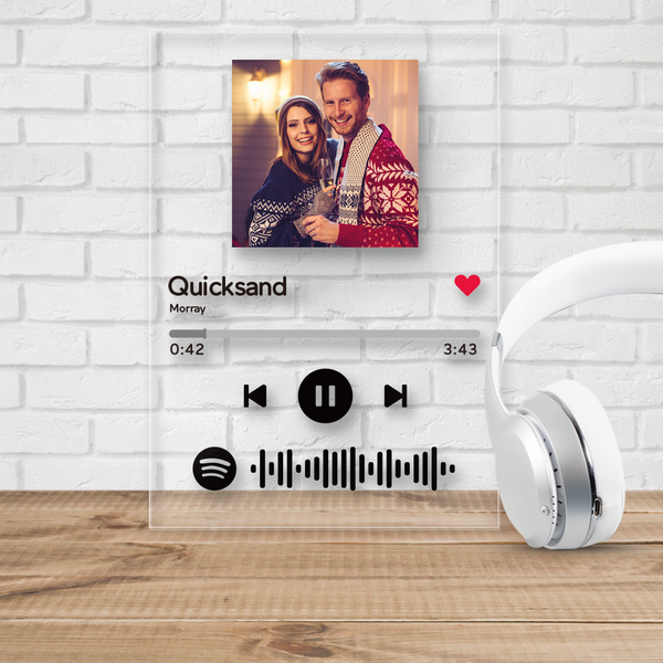 Gift for Dad Personalized Gifts Custom Spotify Code Music Plaque