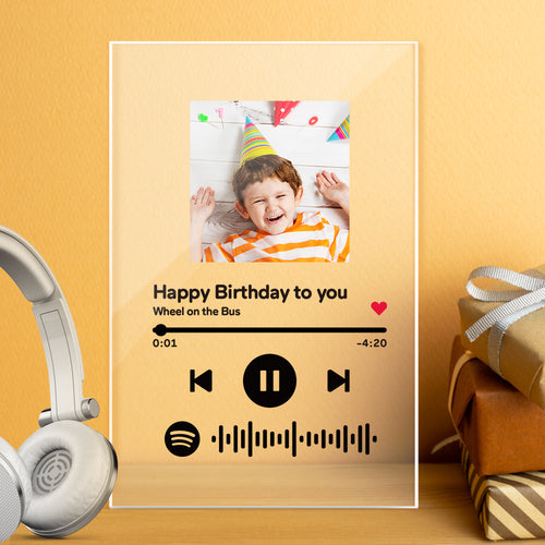 Birthday Gifts Personalized Gifts Custom Spotify Code Music Plaque Original Music Gifts
