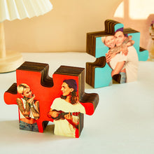 Custom Photo Jigsaw Frame Decoration Personalized Picture Puzzle Piece  Desktop Decoration - 