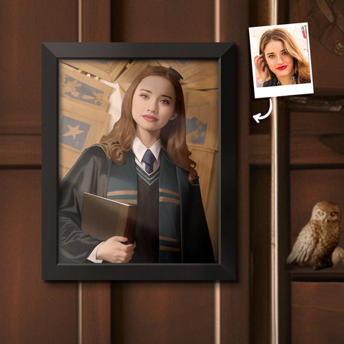 Custom Face Frame Ravenclaw Personalized Portrait Hogwarts Gifts for Girls