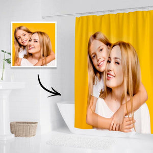 Custom Photo Shower Curtain Bathroom Decor For Family
