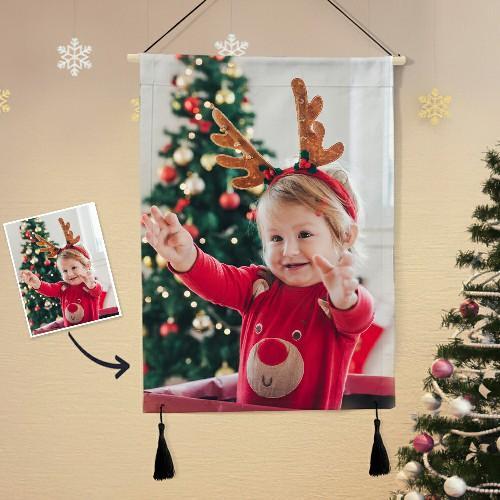 Custom Cute Baby Photo Tapestry Decoration Background