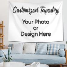 Custom Family Photo Tapestry Short Plush Wall Decor Hanging Painting For Family