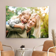 Mather's Day Gift  Custom Photo Tapestry Short Plush Wall Decor Hanging Painting Best Gift for Mom