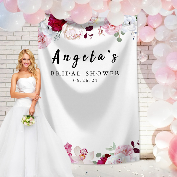 Custom Wedding Tapestry  Backdrop Personalized Text Tapestry Wedding Decor